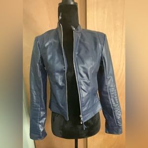 Brand new! Faux leather lulus jacket! Runs small M SIZE